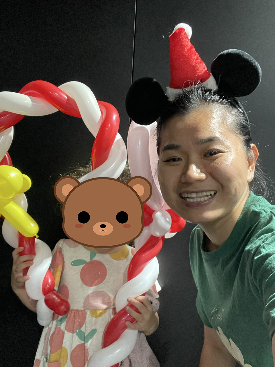 QiBear balloon twisting at a community event in Brisbane